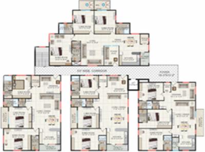 Project Image of 2439.0 - 2565.0 Sq.ft 3 BHK Apartment for buy in EAPL Sri Tirumala Luxuria
