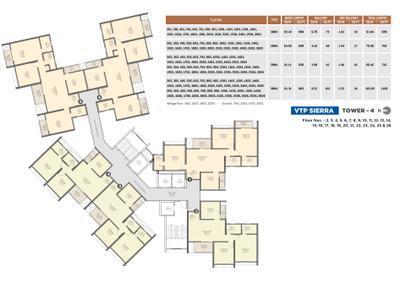 Project Image of 611.0 - 1204.0 Sq.ft 2 BHK Apartment for buy in VTP Sierra Phase 1