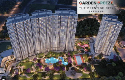 Project Image of 1081.0 - 1789.0 Sq.ft 2 BHK Apartment for buy in Prestige Garden Breeze The Prestige City