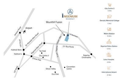 Project Image of 379.0 - 1247.0 Sq.ft 1 BHK Apartment for buy in A Ingenium Residency