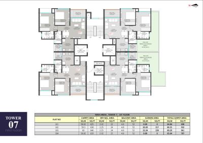 Project Image of 800 Sq.ft 2 BHK Apartment / Flat for sale in Shewalewadi for Rs. 8100000