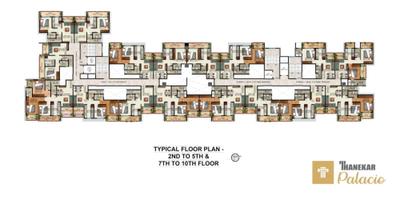 Project Image of 365.43 - 591.0 Sq.ft 1 BHK Apartment for buy in Thanekar Palacio