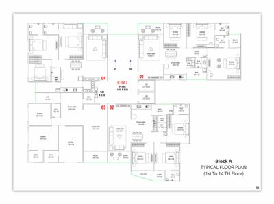 Project Image of 898.03 - 1042.81 Sq.ft 3 BHK Apartment for buy in Shree Amee 98