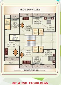 Project Image of 165.0 - 299.0 Sq.ft 1 RK Apartment for buy in Aman Paradise