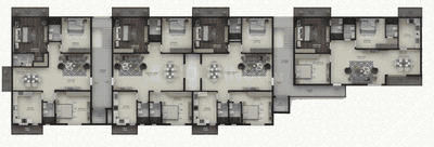 Project Image of 2149.98 - 2274.95 Sq.ft 3 BHK Apartment for buy in Imarat Abid Heights
