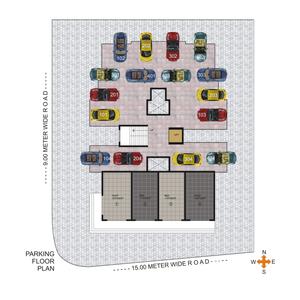 Aaradhya Prima Prima Cluster Plan for ground Floor 1