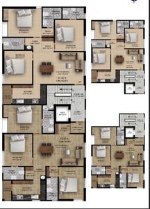 Project Image of 0.0 - 1206.0 Sq.ft 3 BHK Apartment for buy in Green Sri Valsam