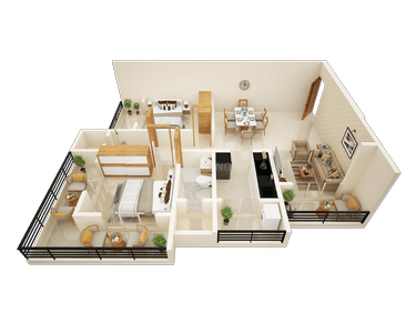 Project Image of 530.0 - 840.0 Sq.ft 1 BHK Apartment for buy in Codename Metro Skyline