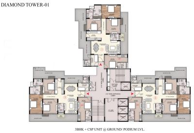 Project Image of 2249.0 - 2658.0 Sq.ft 3 BHK Apartment for buy in Sawasdee Heights