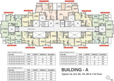 Project Image of 369.0 - 548.0 Sq.ft 1 BHK Apartment for buy in Cozy Corner