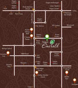 Project Image of 534.0 - 1023.0 Sq.ft 1 BHK Apartment for buy in Gagan Emerald