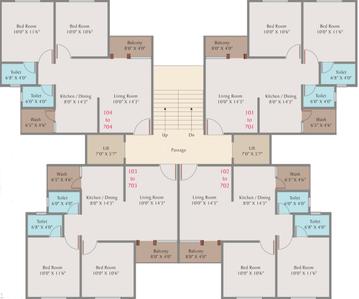 Project Image of 548.74 - 722.9 Sq.ft 2 BHK Apartment for buy in Icon Sunrise Residency