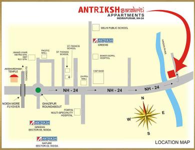 Project Image of 900.0 - 1880.0 Sq.ft 2 BHK Apartment for buy in The Antriksh Sanskriti