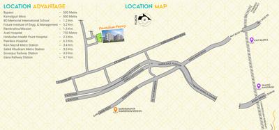 Project Image of 448.96 - 723.98 Sq.ft 2 BHK Apartment for buy in Paradise Peony