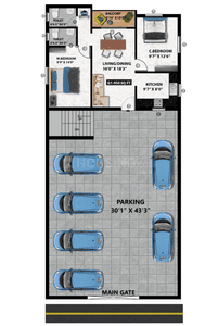 Project Image of 900.0 - 1100.0 Sq.ft 2 BHK Apartment for buy in Aura Sai Grand Phase 2