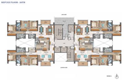 Project Image of 1195.0 - 2399.0 Sq.ft 3 BHK Apartment for buy in Lodha Palava Serenity A