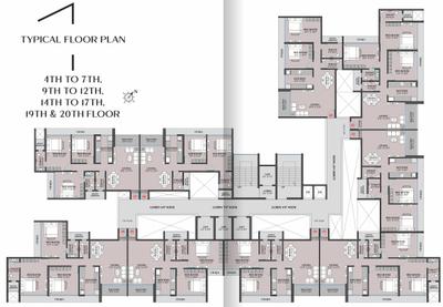 Project Image of 786.0 - 1143.0 Sq.ft 2 BHK Apartment for buy in Crystal Corner