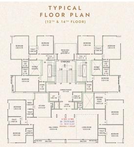 Project Image of 892.11 - 1989.28 Sq.ft 3 BHK Apartment for buy in Sivaa Stellar Grandeur