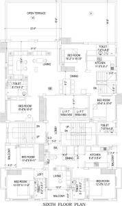 Project Image of 1331.0 - 2843.0 Sq.ft 3 BHK Apartment for buy in PS Pristine