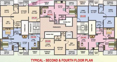 Project Image of 582.0 - 871.0 Sq.ft 1 BHK Apartment for buy in Shree Sriroz Paradise