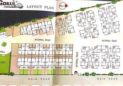 Project Image of 0.0 - 765.0 Sq.ft 1 BHK Apartment for buy in Shreeji Gukul Residency