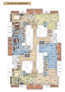Project Image of 575.0 - 604.0 Sq.ft 2 BHK Apartment for buy in Rahul Kalash Ganga