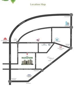 Project Image of 1231.0 - 1434.0 Sq.ft 2 BHK Apartment for buy in DAC Manapark