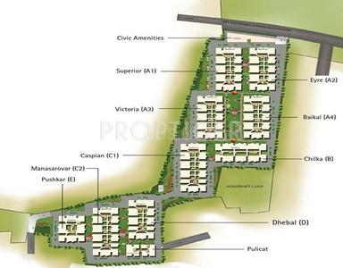 Janapriya Lake Front Apartments Master Plan 1