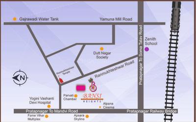 J C Shrivastava Bansi Heights Images for locationPlan 1