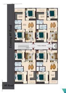 Project Image of 0.0 - 940.0 Sq.ft 2 BHK Apartment for buy in Vishwanadh V 27