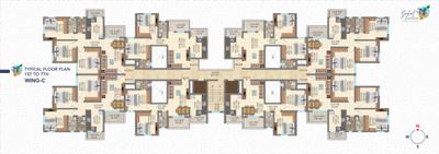 Project Image of 1050.0 - 1370.0 Sq.ft 2 BHK Apartment for buy in Pankaj Gokul Enclave Wing C Wing D