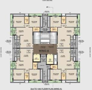 Project Image of 0.0 - 509.0 Sq.ft 2 BHK Apartment for buy in Jignesh Ratnam Skyline