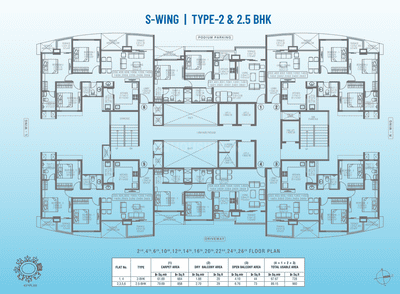 Project Image of 663.0 - 858.0 Sq.ft 2 BHK Apartment for buy in Pharande Puneville Phase III Cluster C