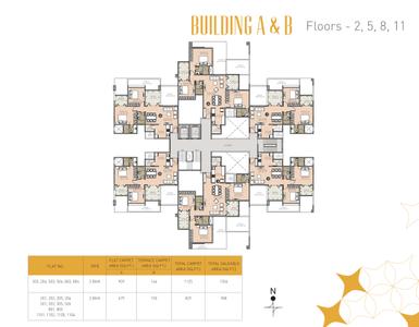 Project Image of 1000 Sq.ft 2 BHK Apartment / Flat for sale in Wakad for Rs. 11000000