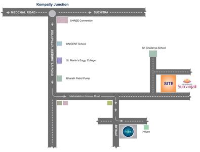 Gruhashilpis Sumanjali Images for locationPlan 1