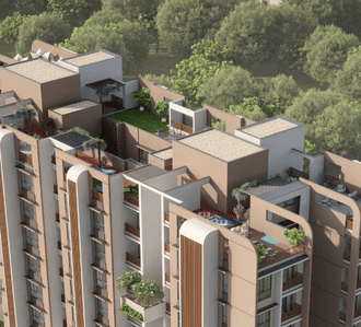 Project Image of 1428.0 - 1560.0 Sq.ft 3 BHK Apartment for buy in Shreeji Auspicia