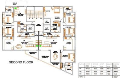 Project Image of 1302.0 - 1909.0 Sq.ft 3 BHK Apartment for buy in Radiant Inspire