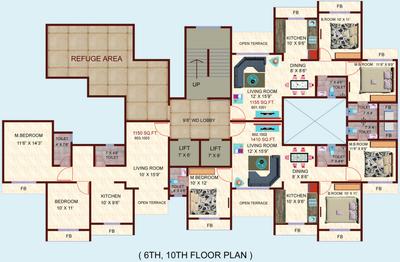 Happy Home Sarvodaya Enclave Cluster Plan 1