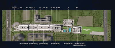 Project Image of 0.0 - 866.49 Sq.ft 2 BHK Apartment for buy in Majestique Signature Towers Building No B Wing B6