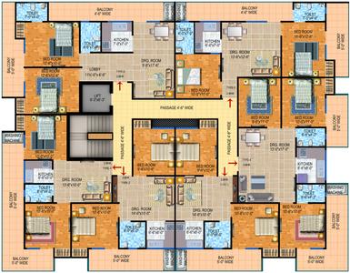 Project Image of 1008.36 - 1364.54 Sq.ft 1 BHK Apartment for buy in Madhav Mukund Sukh Sagar Complex