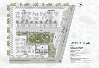 Project Image of 976.07 - 990.49 Sq.ft 3 BHK Apartment for buy in Green City Extension
