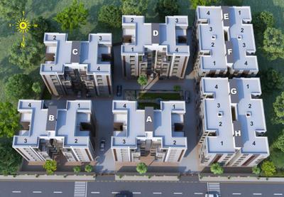 Project Image of 950.0 - 2140.0 Sq.ft 2 BHK Apartment for buy in Akshar Amrut