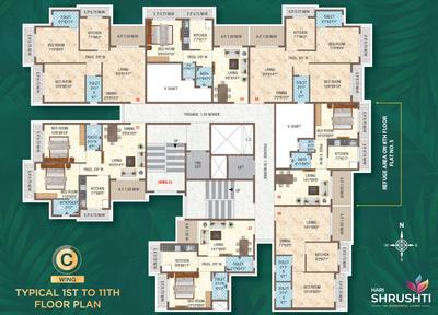 Project Image of 355.53 - 530.88 Sq.ft 1 BHK Apartment for buy in Hari Shrushti