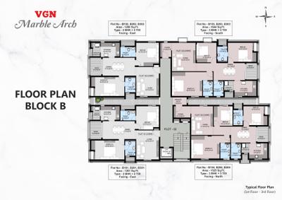 Project Image of 1276.0 - 1665.0 Sq.ft 2 BHK Apartment for buy in VGN Marble Arch