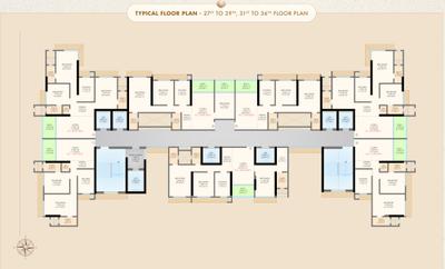 Project Image of 660.0 - 986.0 Sq.ft 2 BHK Apartment for buy in Shree Om Paradise CHSL