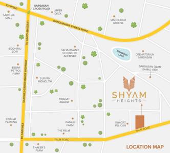 Project Image of 1226 Sq.ft 3.5 BHK Apartment / Flat for sale in Sargasan for Rs. 8700000