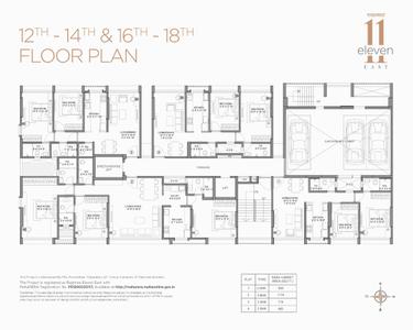 Project Image of 585.0 - 1174.56 Sq.ft 2 BHK Apartment for buy in Rajshree Eleven East