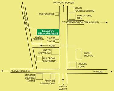 Project Image of 804.0 - 880.0 Sq.ft 1 BHK Apartment for buy in Saldanha Kieran Apartments Phase I