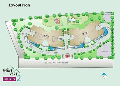 Project Image of 1168.0 - 1438.0 Sq.ft 2 BHK Apartment for buy in Mont Vert Biarritz 2
