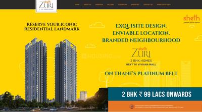 Project Image of 950 Sq.ft 3 BHK Apartment / Flat for sale in Thane West for Rs. 21000000